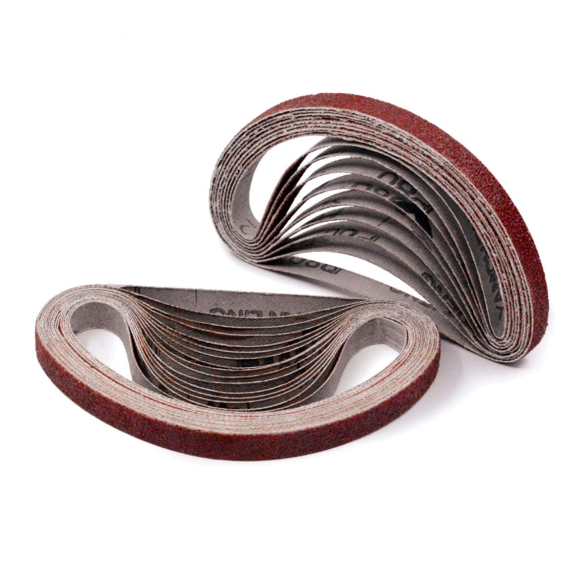 12 X 18 Inch Sanding Belt Sandpaper 80 Grit Aluminum Oxide Air File Sanding Belts 80 Grit 24 Pack12x18in80 Grit