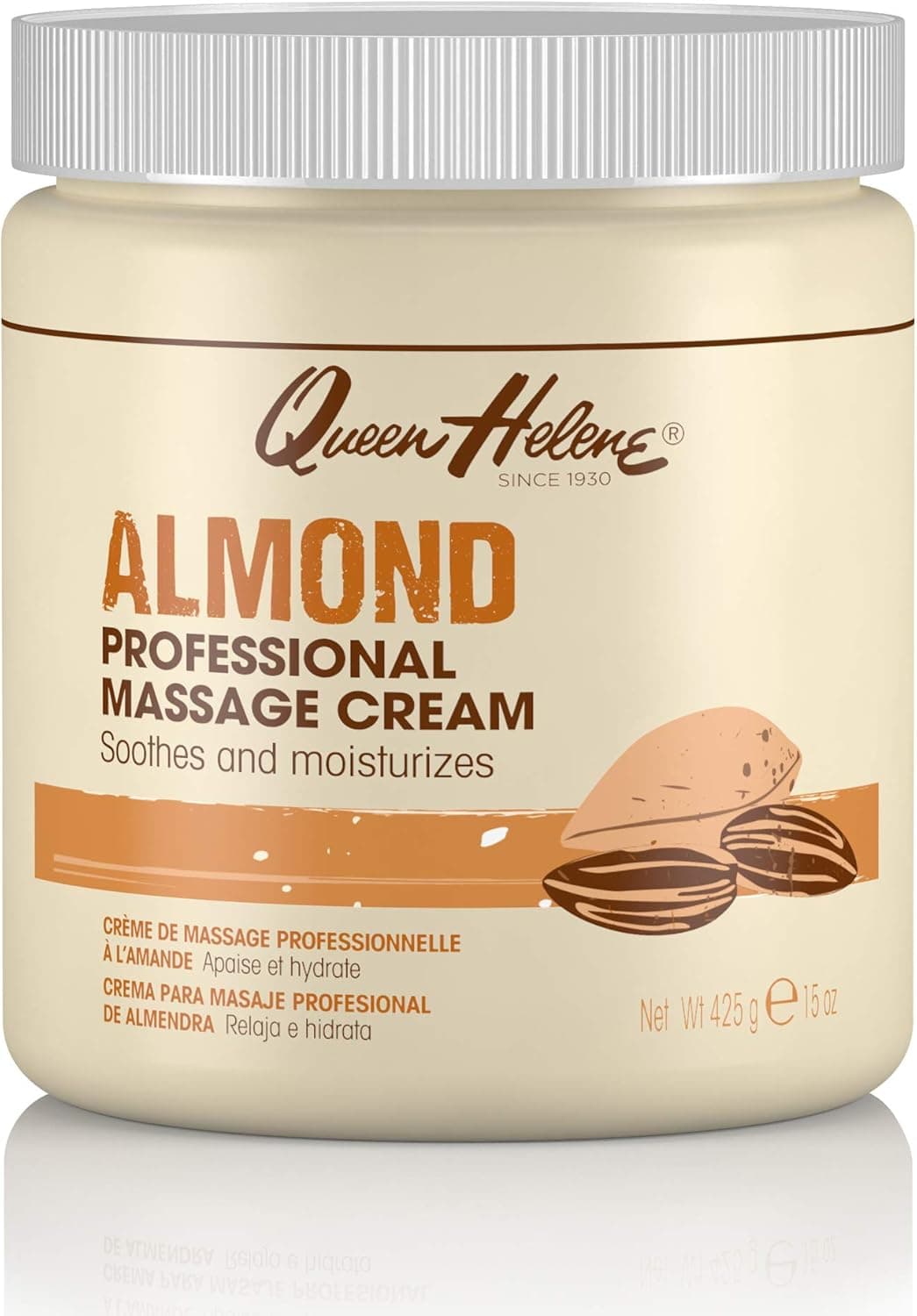 Queen Helene Professional Massage Cream Almond 15 Oz Packaging May Vary