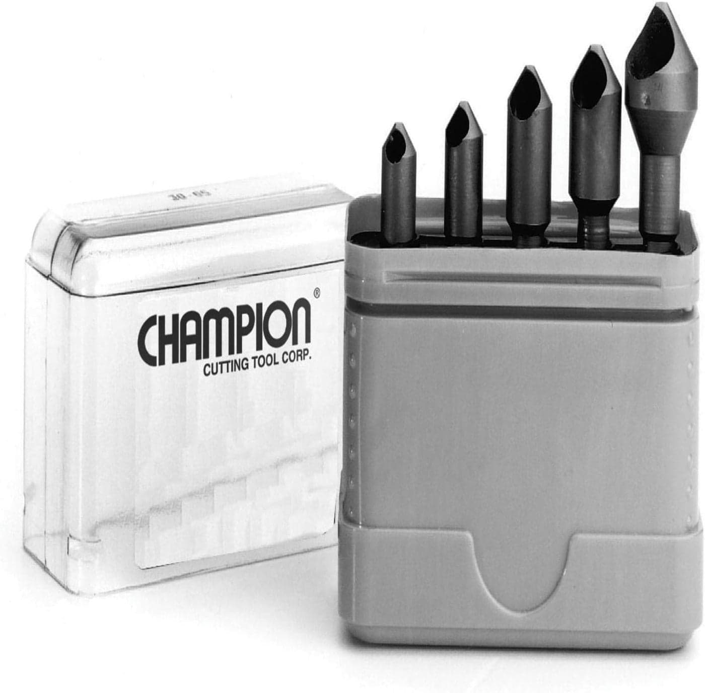 Champion CSKSET5 Zero Flute 82Degree Countersink Set 5Piece