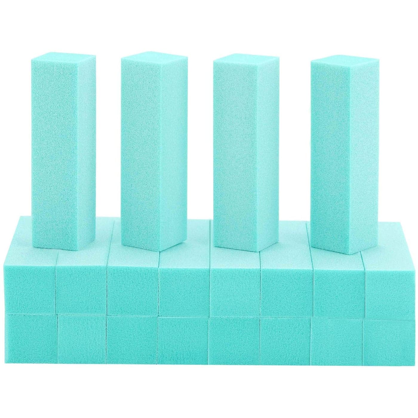 20 Pack Nail Buffers Blocks Sanding Buffing Nail Files Pedicure Manicure Tool 60100 Grit Green