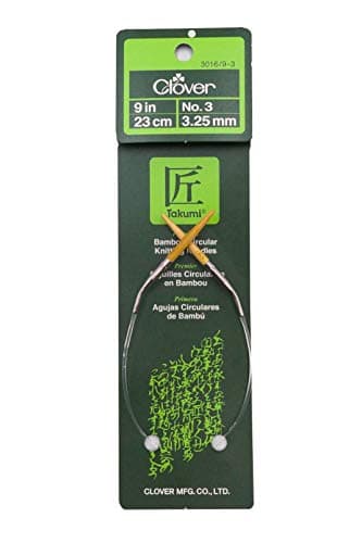 Bamboo Circular Knitting Needles Takumi 9Inch Size 3 3016903