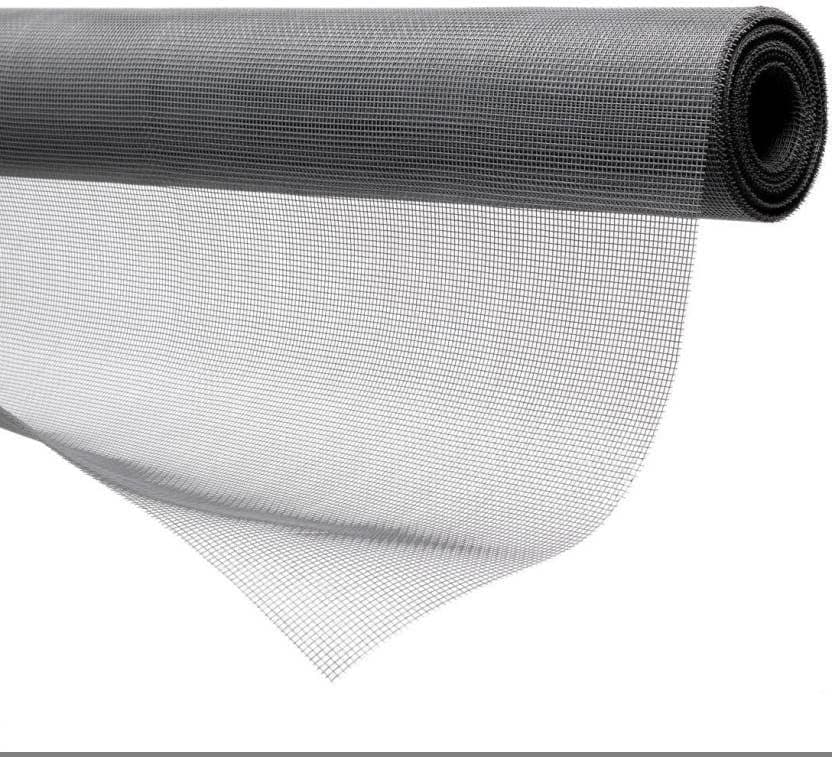SAI PRASEEDA Mosquito Net for Windows_200 GSM_Fiber Glass Mesh Full Bundle/Full Roll_5 Feet Height X 100 Feet Length_150 Cm X 3000 Cm_60 Inches X 1200 Inches_ Grey Color SPE157