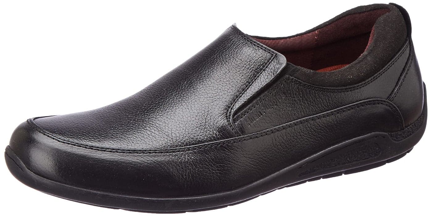 Hush Puppies MenADRIAN Slip ON E Shoes UK 7 Color Black (8546218)