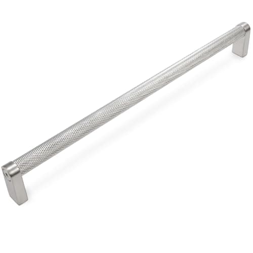 POVEFONK 10 Pack 1212 inch320mm Brushed Satin Nickel Kitchen Cabinet Handles Knurled Cabinet Pulls Silver Drawer Pulls Kitchen Cabinet Hardware Handles Drawer Pulls Dresser Handles