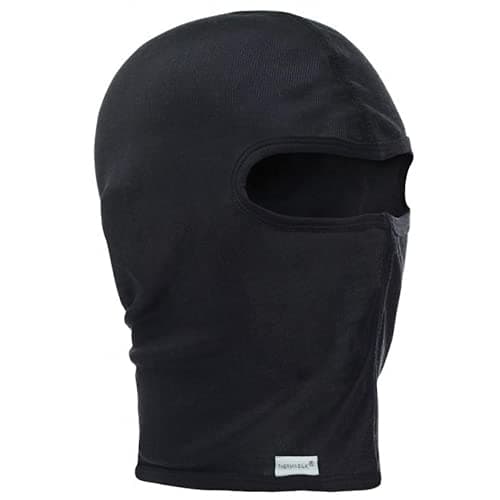 Terramar boys Thermasilk Ultra Thin Performance Balaclava cold weather hats, Black