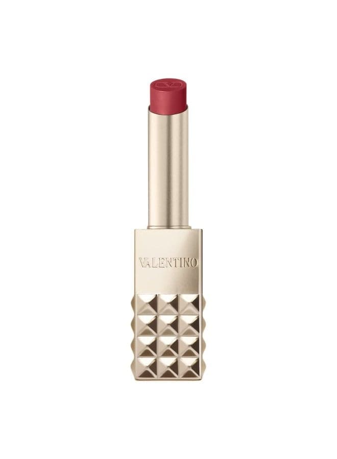VALENTINO Spike Valentino Buttery Matte Lipstick 28.3g, 410A | Long-Wear Hydrating Matte Lip Color