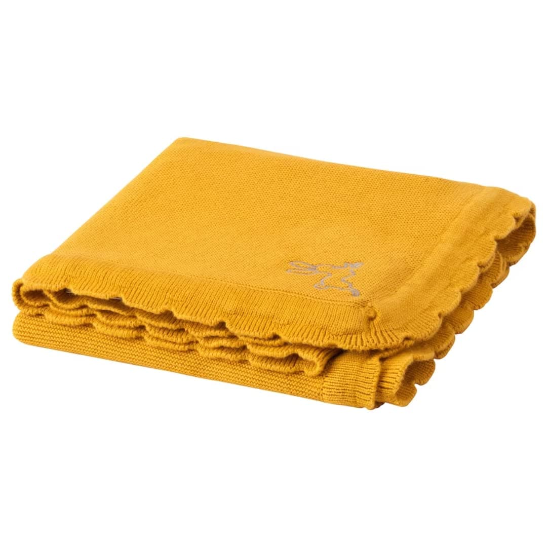 The Baby First Box Baby Blanket All Season Blanket Wrapping Sheet Knitted Blanket for New Born Babies02 Years 35x 28 Yellow Baby Gifts Baby Shower Gift for Newborn Baby