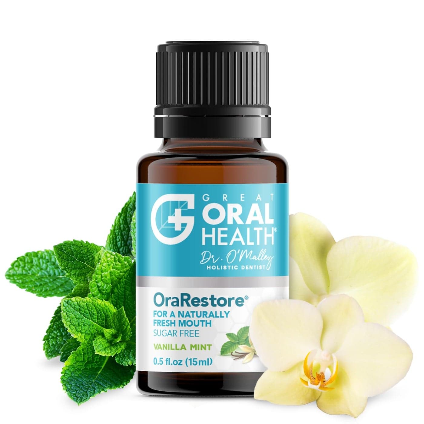 OraRestore Bad Breath Treatment for Adults Halitosis Dentist Formulated Oral Rinse Concentrate Tooth Oil Liquid Toothpaste Fresh Breath Mouthwash for Dry Mouth Oral Care Healthy Gums Teeth 15ml