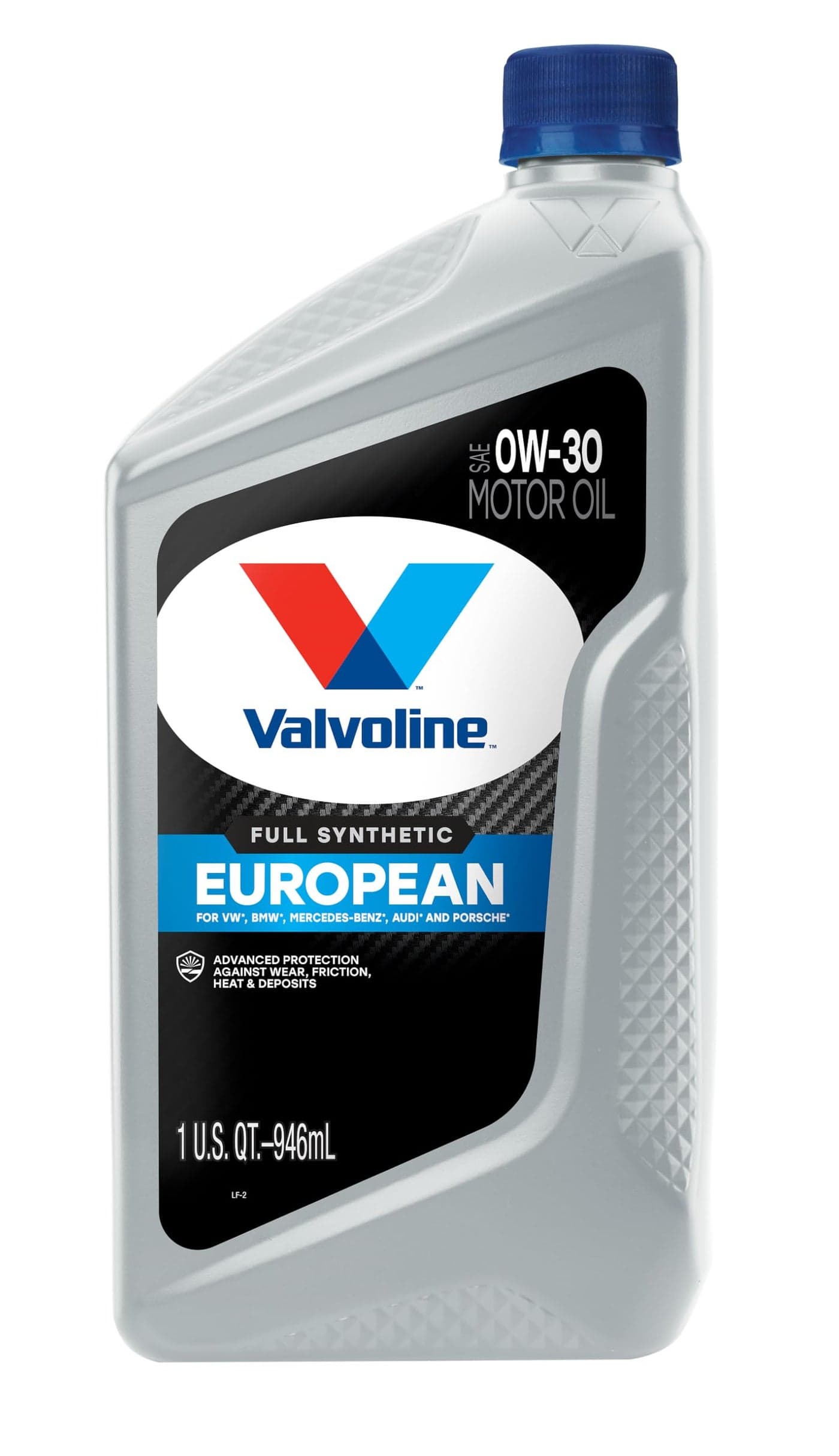 Valvoline European Vehicle Full Synthetic SAE 0W-30 Motor Oil 1 QT