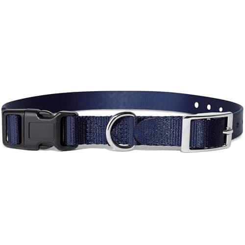 e-Collar Replacement Strap - Shock Collar & Fence Collar Replacement - Compatible with Most Brands (3/4", Blue)