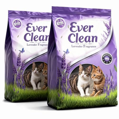 Ever Clean Cat Litter 10Kgs Lavender Scented Odor Control for A Soothing Environment