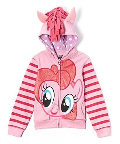 My Little Pony Toddler Girls' Pinky Pie Cosplay Hoodie, Pinkie Pie, 16