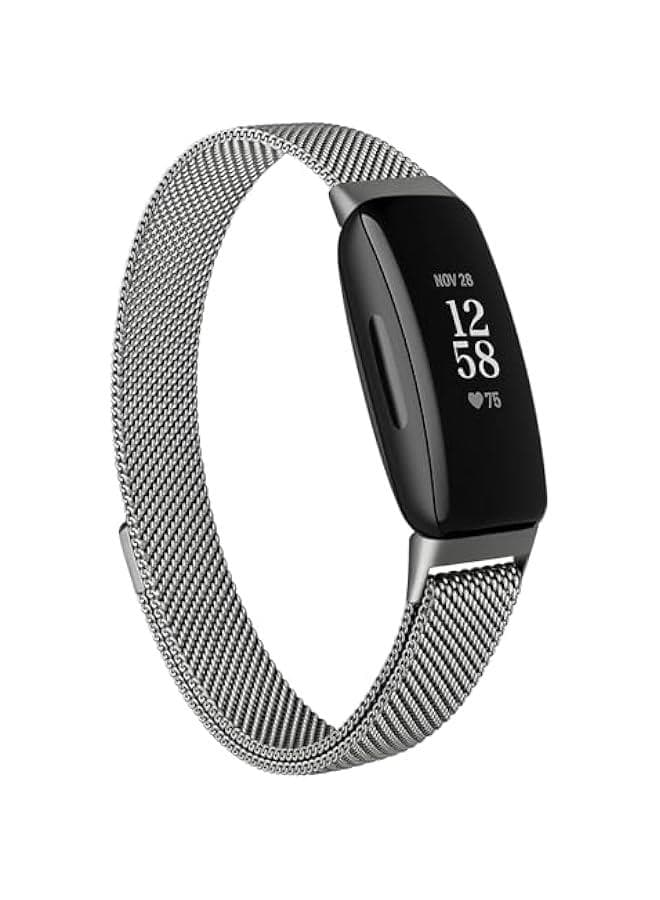 Metal Bands Compatible with Fitbit Inspire 2/Inspire HR/Inspire, Wristband Mesh Bracelet Replacement Strap for Fitbit Inspire 2/Inspire HR/Fitbit Inspire