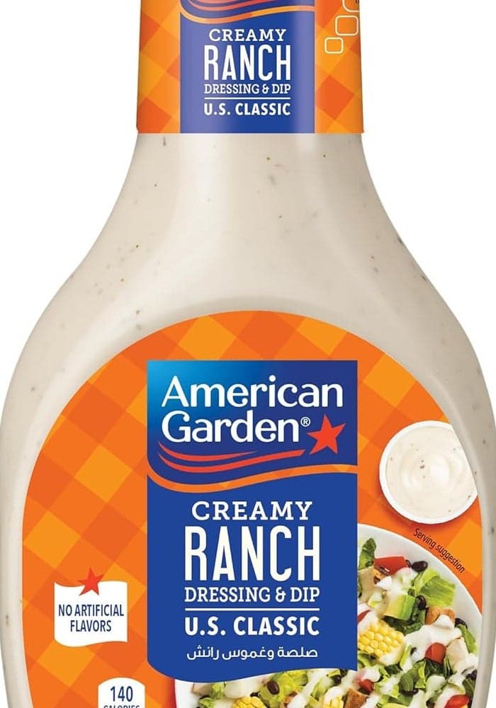 American Garden Creamy Ranch Dressing & Dip, Gluten-Free, 473ml
