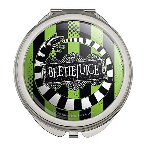 GRAPHICS & MORE Beetlejuice Beetle Worm Compact Travel Purse Handbag Makeup Mirror