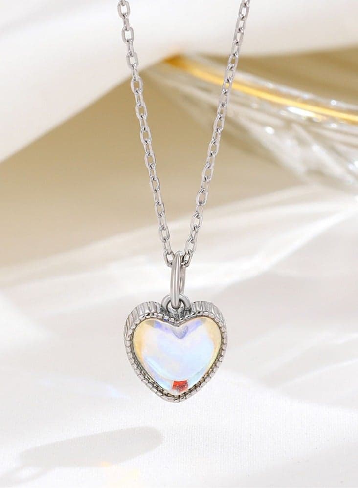 S925 Necklace Gift For Wife Women'S Sterling Silver Pendant Jewelry Wedding Anniversary Birthday Gift For Mother Pendant Necklace Simple High-End Personality Clavicle Chain (Style 60)