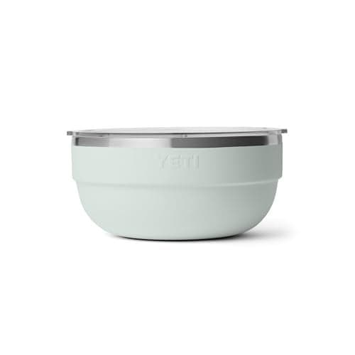 YETI Rambler Bowl, Vacuum Insulated, Stackable and Nestable Stainless Steel Bowl with Lid, 4.5 Quart, Ridgeline
