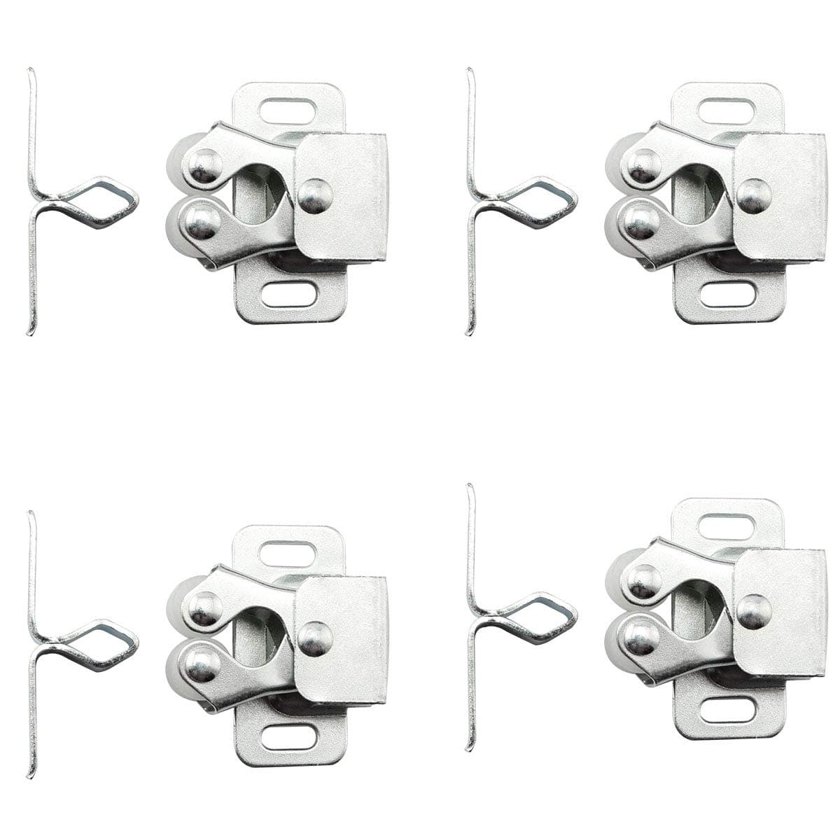 ZZHXSM 4pcs Cupboard Door Bead Roller Catch Spring Clip Buckle Lock Cabinet Suction Beads for Cabinet Drawer