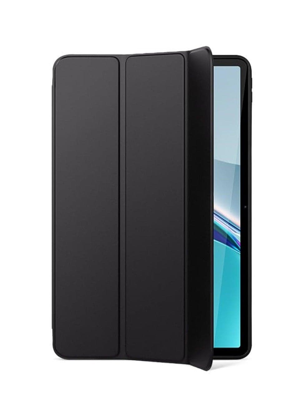 Suitable for The 2023 New Huawei MatePad 11.5 Inch Tablet Protective Case Honeycomb Three Fold Silicone Soft Shell (Black)