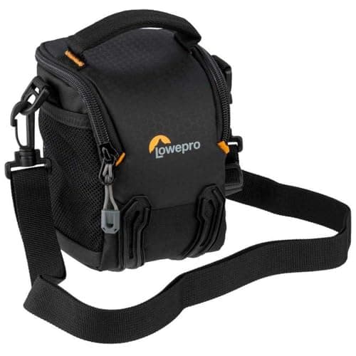Lowepro Adventura SH 115 III, Camera Shoulder Bag with Adjustable/Removable Shoulder Strap, Camera Backpack for Mirrorless, Compatible with Sony Alpha 6000 Series, Black