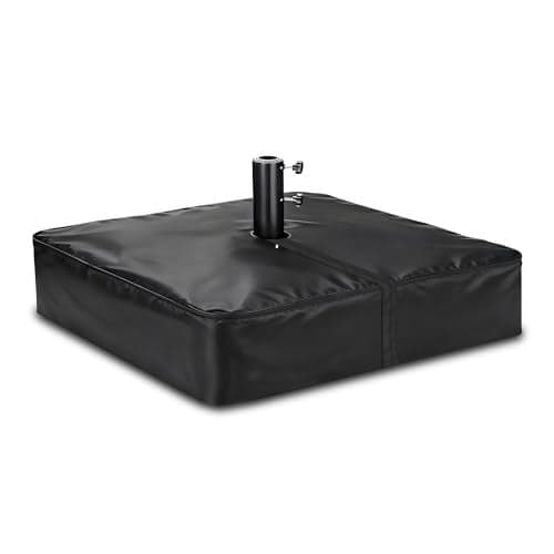 Rileytee Patio Umbrella Base CoverOutdoor Heavy Duty 600D Waterproof AntiUV Square Umbrella Stand Base Covers 42L x 42W x 5HBlack