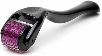 Derma Roller 05mm Beard Roller Titanium Micro Needling Roller for Men and Women 540 05mm Titanium Needles Beard Growth Roller for Stimulate Hair Growth Facial Skin Care Scar Removal