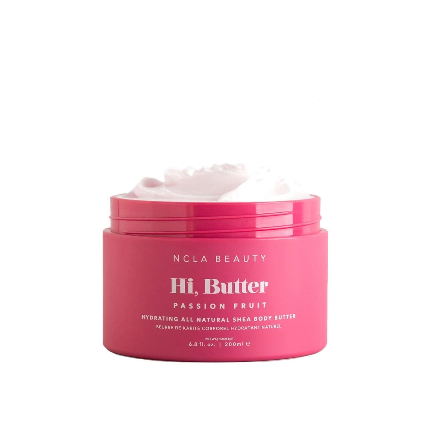 NCLA Hi Butter Natural Shea Body Butter Vegan CrueltyFree Clean Skincare Passionfruit 68 oz 200 ml