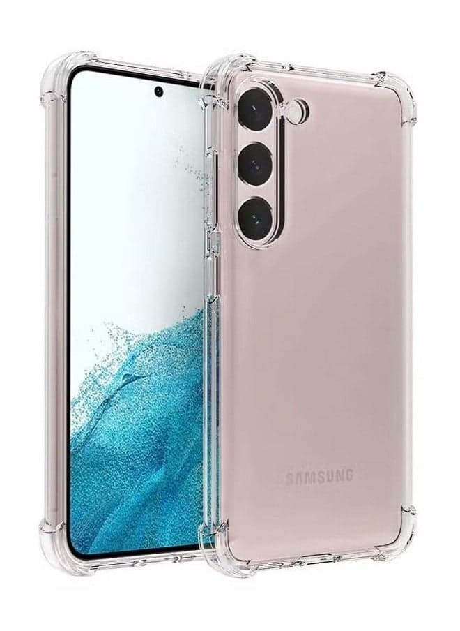 Samsung Galaxy S23 Clear Cover Case soft TPU Transparent Silicone Rubber Back Protective Case shock Absorbent Reinforced Corner for Samsung Galaxy S23 Clear