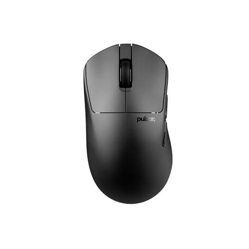 Pulsar Gaming Gears X3 LHD Crazylight Wireless Gaming Mouse Ultra Lightweight 151 oz 43g Hybrid Ergonomic Optical Switch 32000 DPI 750 IPS XS1 Sensor 8k Compatible LeftHanded Jet Black