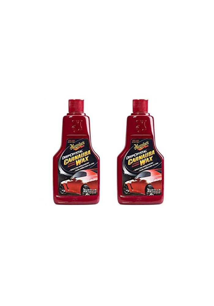 Meguiars A2216 16 oz Deep Crystal System Carnauba Liquid Wax 2 Pack