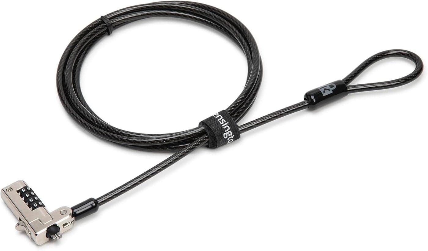Kensington N17 Dell Laptop Computer Lock Combination Security Locking Cable K68008WW Black