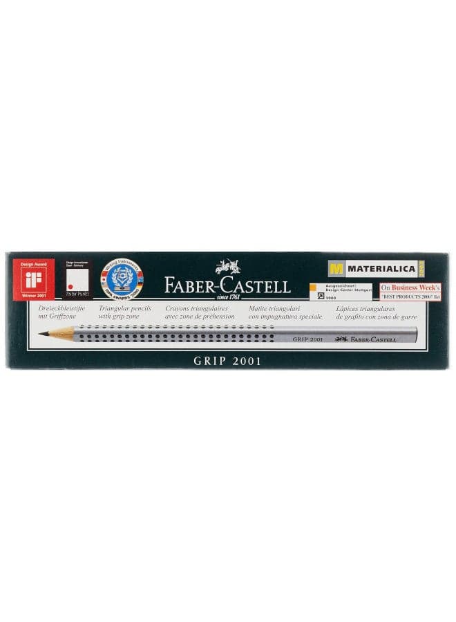 Faber-Castell Blacklead Pencil GRIP 2001-2B Pack Of 12