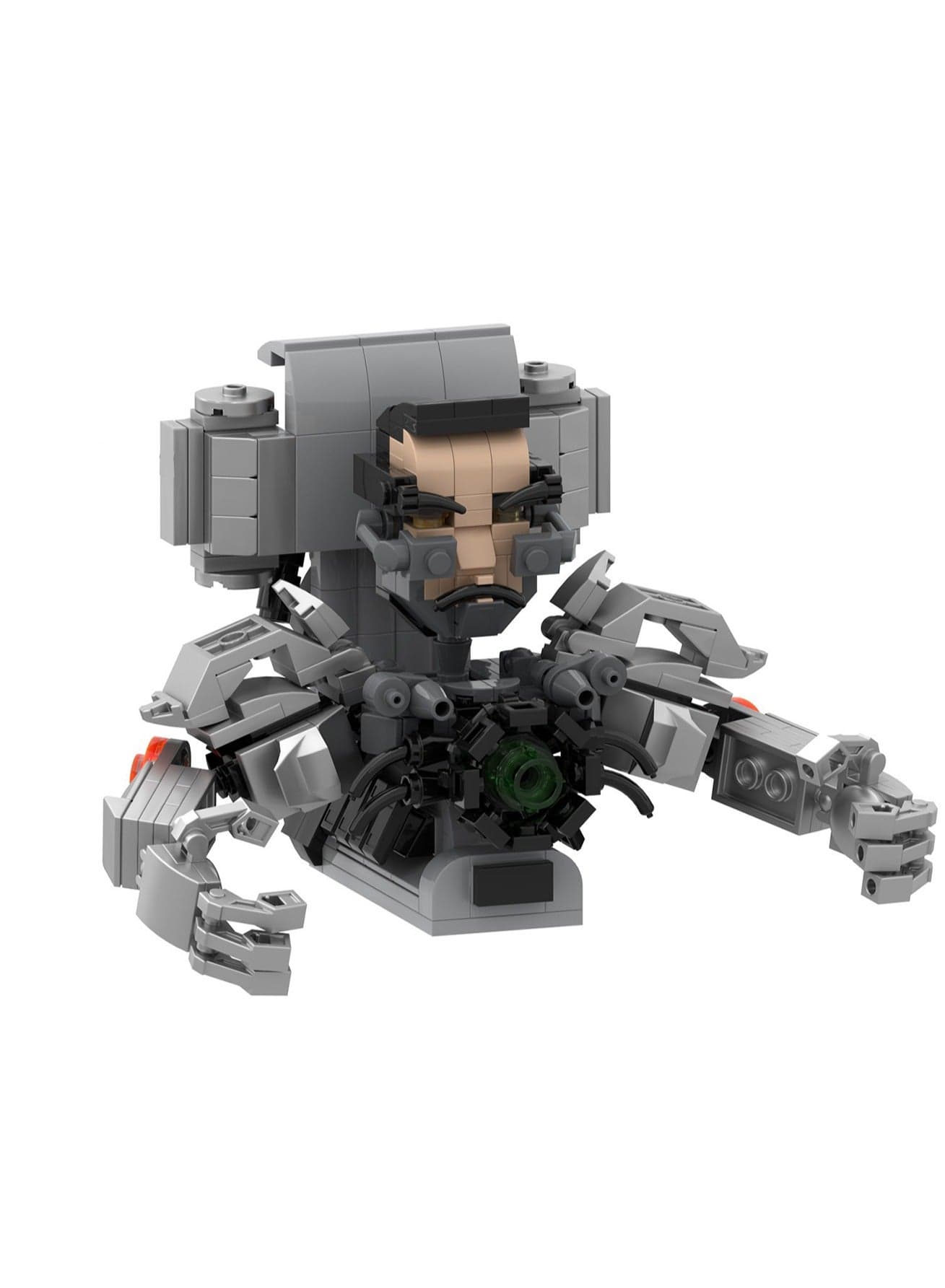 Children's Self-assembled Small Particle Toy Building Blocks Zombie Universe Savior Model Hand