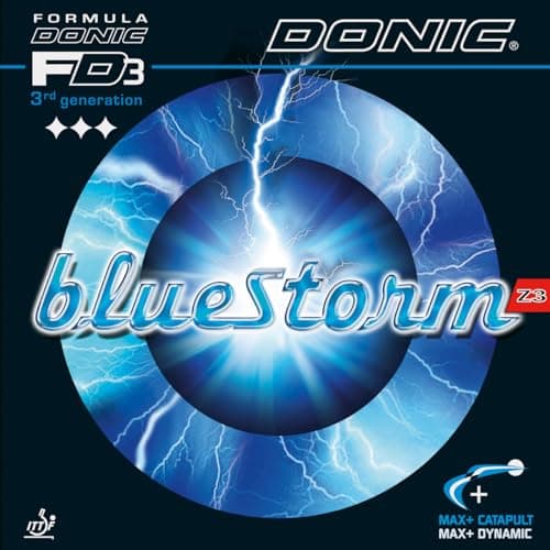 Donic BlueStorm Z3 Max Table Tennis Rubber (Red)