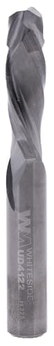 Whiteside Router Bits UD4122 Up/Down Cut Spiral Bit with Solid Carbide Compression and 3/8-Inch Cutting Diameter