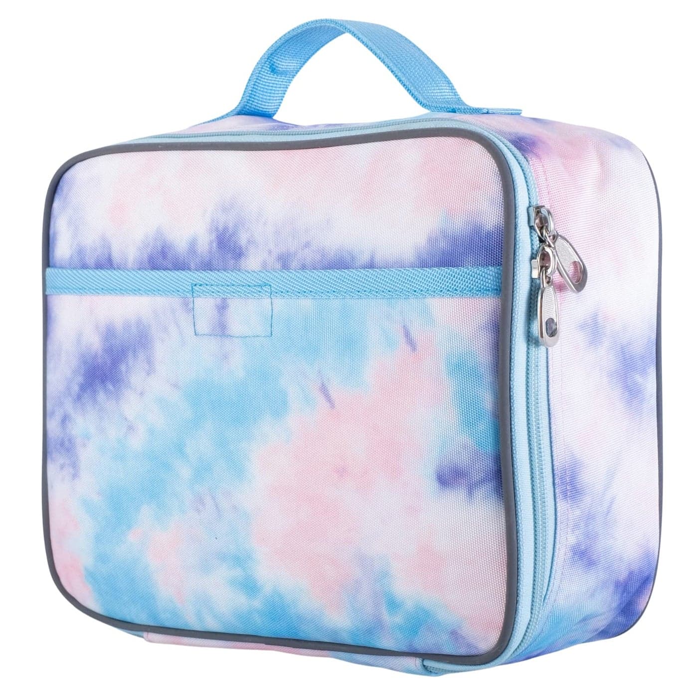Fenrici Tie Dye Lunch Box for Girls Teens Women Kids Insulated Lunch Bag Soft Sided Compartments Spacious BPA Free Food Safe 108in x 85in x 28in Pastel Pink Tie Dye