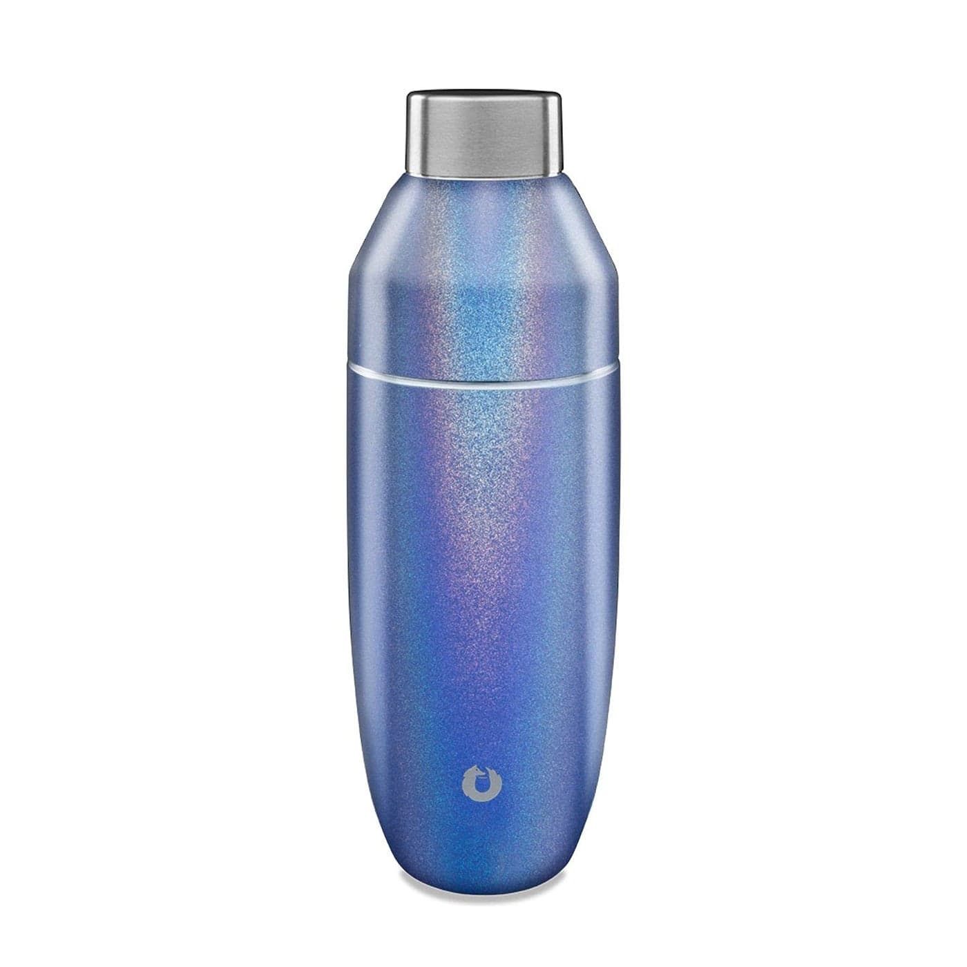 SNOWFOX Premium Vacuum Insulated Stainless Steel Cocktail Shaker Home Bar Accessories Elegant Drink Mixer Leak Proof Lid With Jigger Built In Strainer Blue 22oz