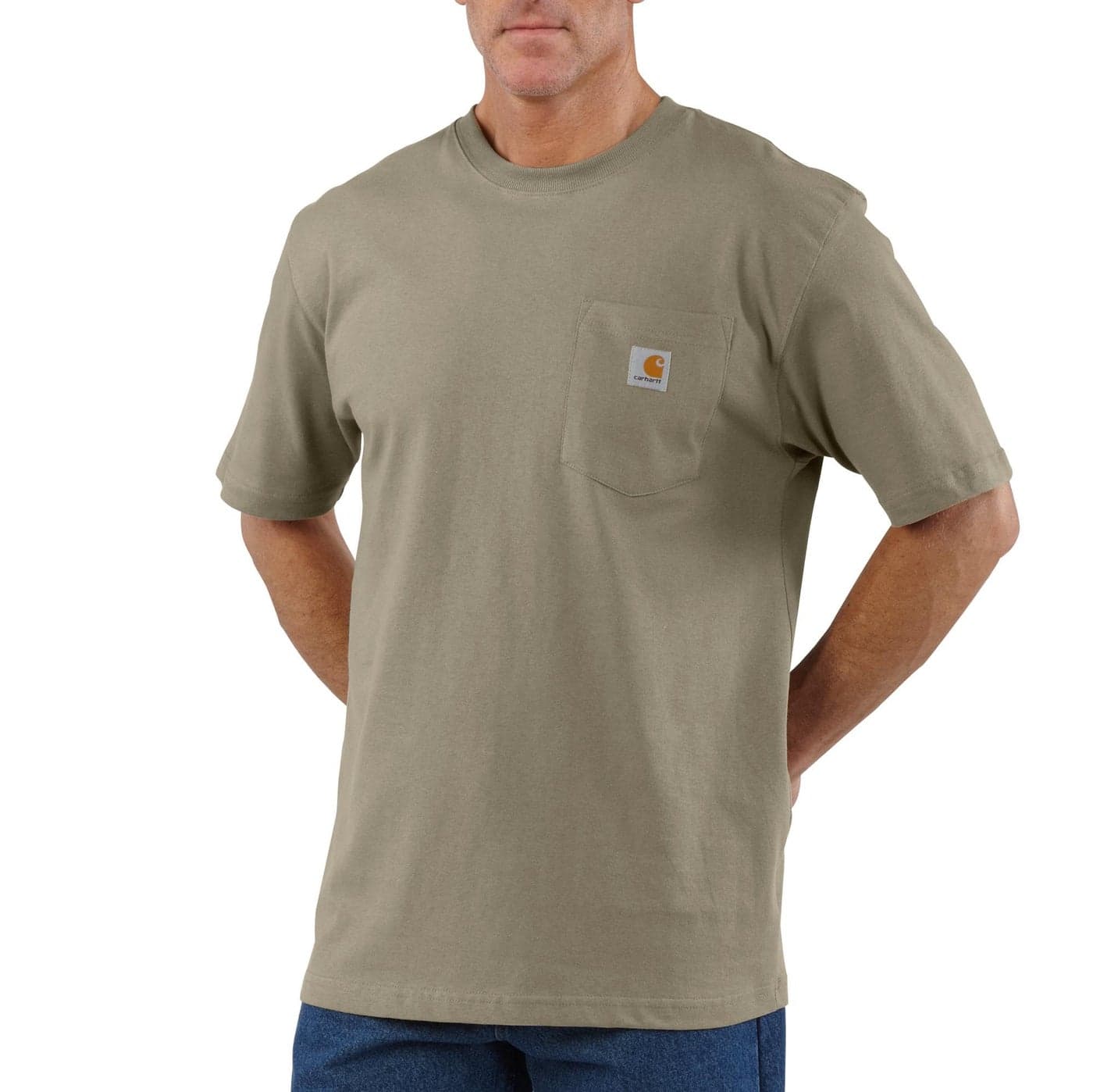 Carhartt Men's Loose Fit Heavyweight Short-Sleeve Pocket T-Shirt (Also Available in Big, Desert, 3X-Large Tall