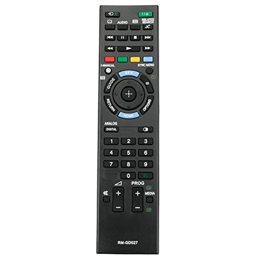Allimity RM-GD027 Remote Control fit for Sony Bravia LCD TVs KDL-42W670A KDL-32W670A KDL-32W600A KDL-42W650A KDL-32W650A KDL-46W700A KDL42W670A KDL32W670A KDL32W600A KDL42W650A KDL32W650A KDL46W700A