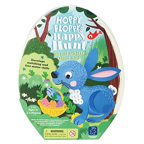 Educational Insights Hoppy Floppys Happy Hunt Toddler Board Games Ages 35 Early Learning Games for Preschoolers Fine Motor Skills Toys for Preschool ColorMatching Board Game