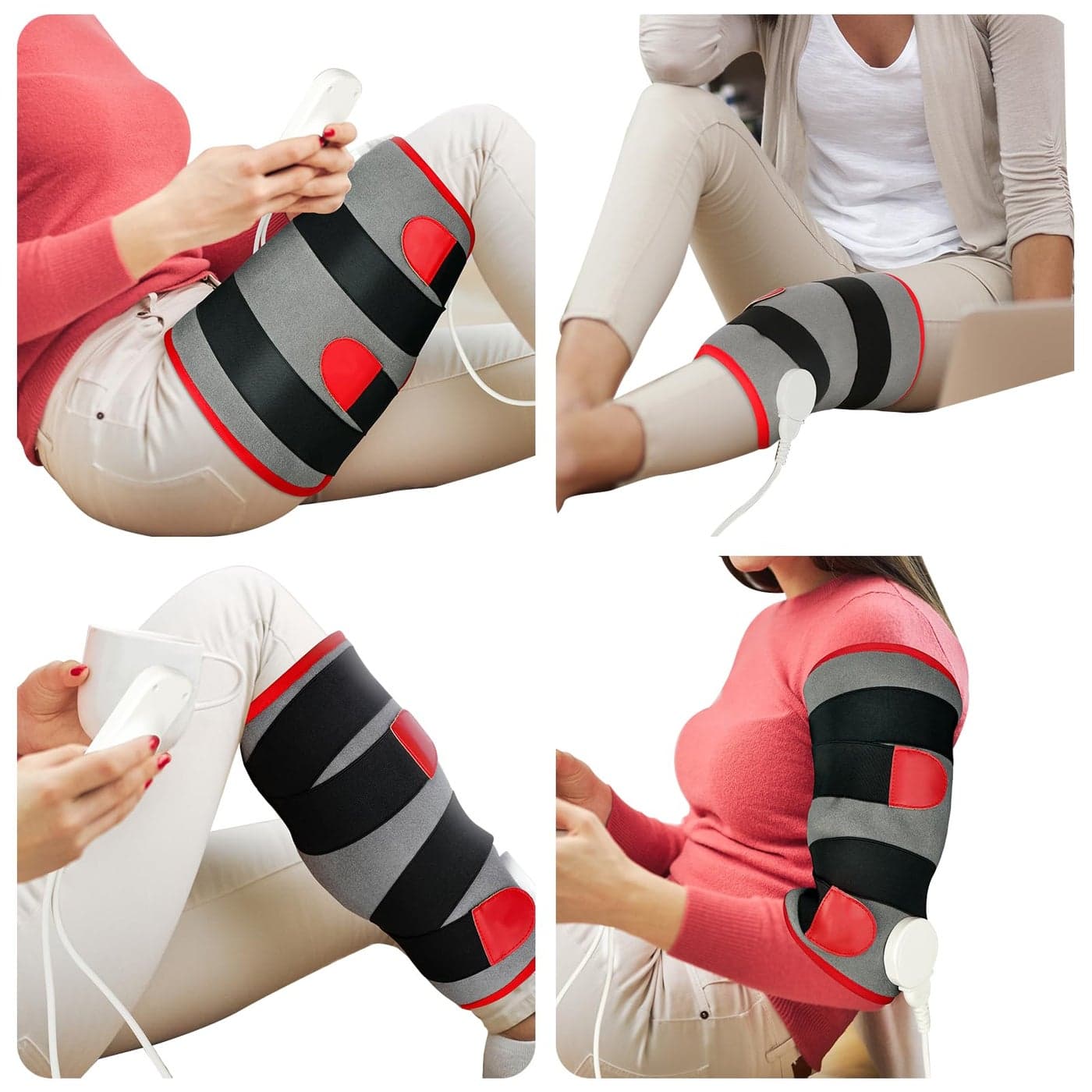 Comfytemp Heating Pad for Leg Pain Cramps Relief Wearable Knee Heating Pads for Knee Pain FSA HSA Eligible Wrap Around Heating Pad for Shin SplintCalfArm Birthday Gifts for Mom Women SM