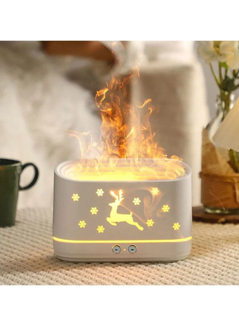 Flame Air Humidifier Essential Oil Diffuser Aroma Ultrasonic Mist Maker Aromatherapy Humidifiers Diffusers Fragrance Home