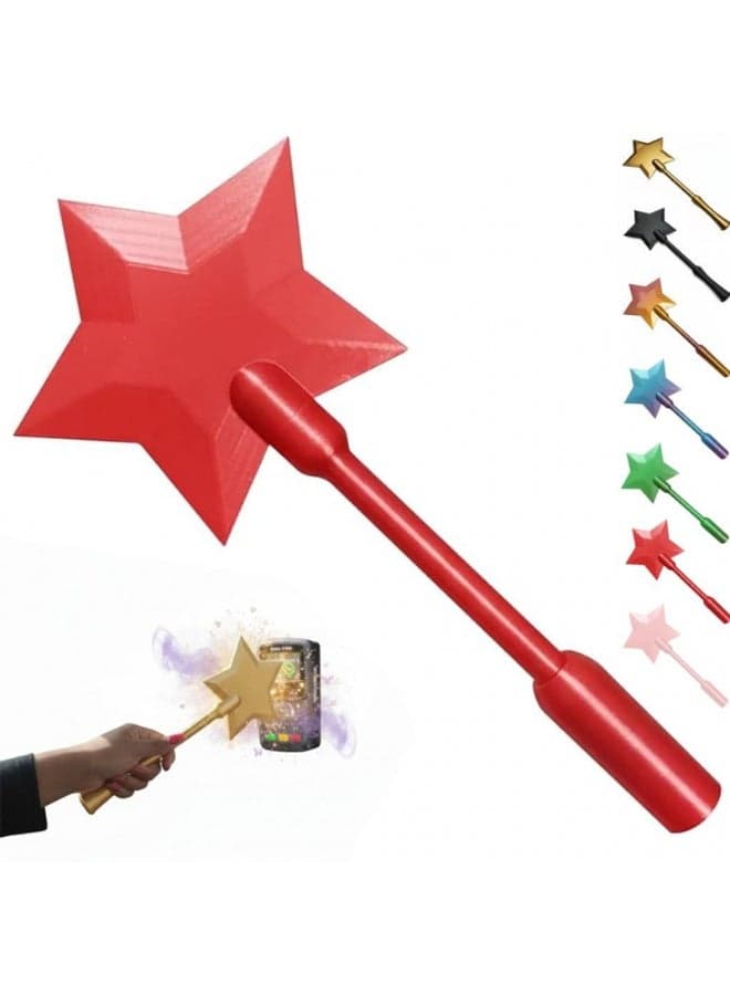 3D Printed Wand Tapd to Pay, Credit Card Magice Wand, 35cm Contactless Payment Card Holder, Digital Payment Star Wands for Easy Checkout, Funny Presents for...