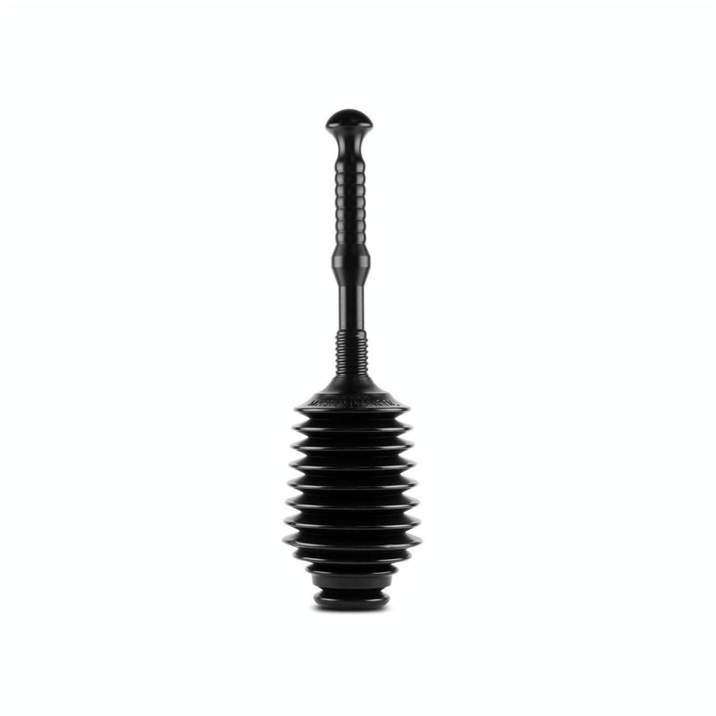 Master Plunger MP1003 Heavy Duty Toilet Plunger Clears Kitchen Sinks Garbage Disposal and Toilets Fast Equipped with Patented Automatic Air Relief Valve Black
