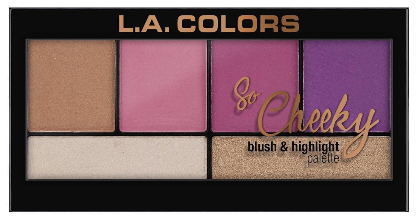LA Colors So Cheeky Blush and Highlight Palette Highlighter Sweet and Sassy 22g