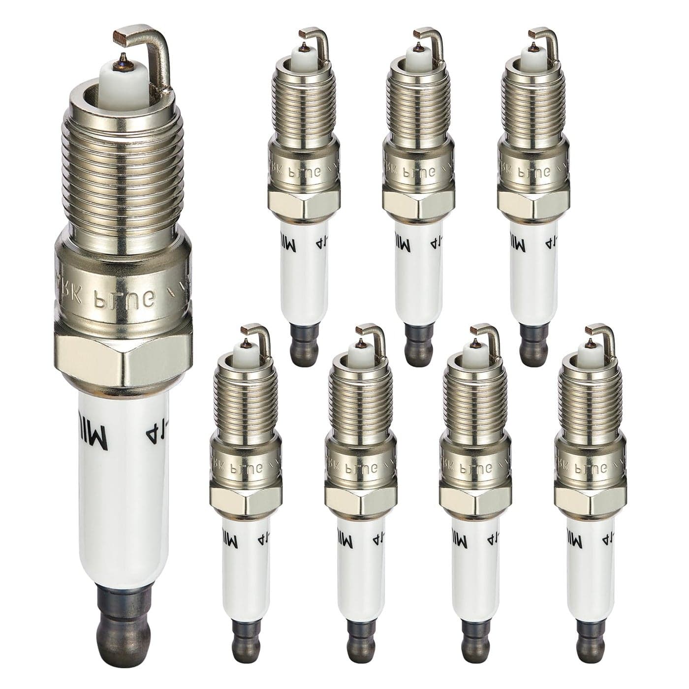 SYKRSS Set of 8 Iridium Spark Plugs 41110 Compatible with Allure Chevy Silverado Suburban Avalanche Express Tahoe Yukon Sierra Escalade CTS H2 48L 53L 57L 60L 62L 66L 70L 81L V8