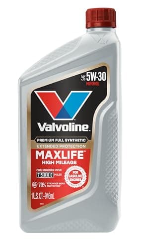 Valvoline MaxLife Extended Protection High Mileage 5W30 Full Synthetic Motor Oil 1 Quart