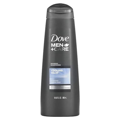 Dove Men Care Fortifying Shampoo Cooling Relief With Icy Menthol Net Wt 12 FL OZ 355 mL Per Bottle One 1 Bottle