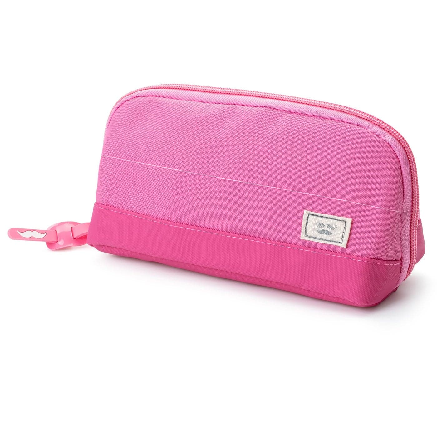 Mr Pen Fabric Pencil Case Pouch Pink Triangular Shape Pencil Pouch