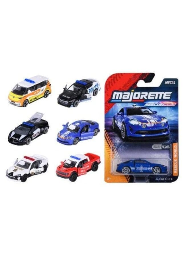 Majorette Rescue World Series Premium Die-Cast Cars Assortment